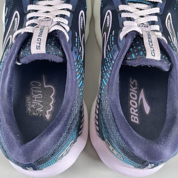 Brooks Glycerin 20 Women's Size 8.5 Blue Athletic Shoes Running Sneakers Casual - Picture 8 of 9